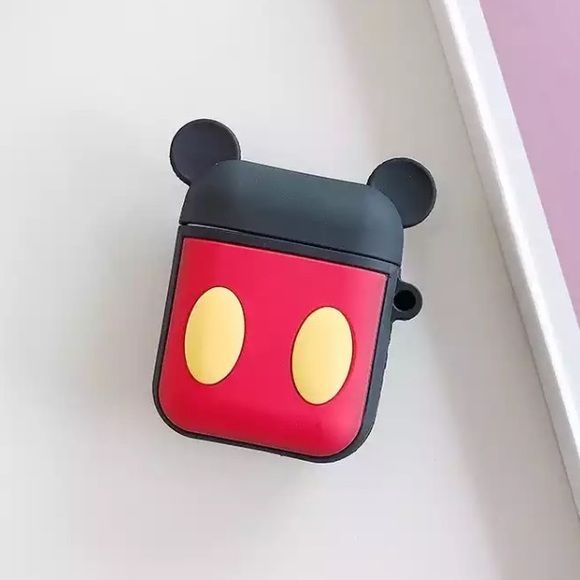 NEW Mickey Mouse AirPod Protective Silicone Case - Picture 2 of 7